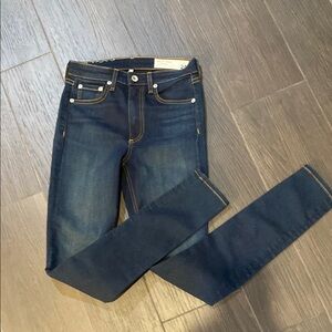 Rag & bone Nina hi Rise skinny blue jeans